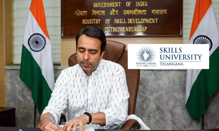 Centre refuses funding for Telangana's Young India Skills University, citing no specific schemes for state-run institutions.