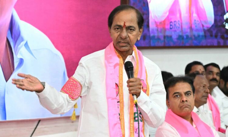 KCR Expresses Displeasure Over BRS Cadre's Conduct at Telangana Bhavan