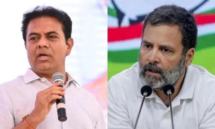 KTR criticizes Rahul Gandhi's promises, calling them deceptive and unfulfilled.