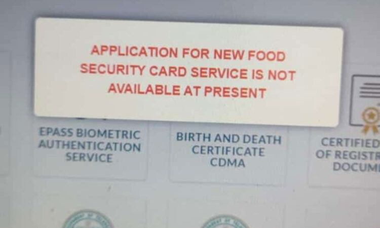 Telangana residents face difficulties in obtaining new ration cards due to form shortages at MeeSeva centers.
