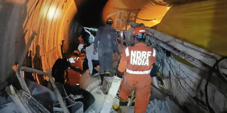 SLBC tunnel collapse