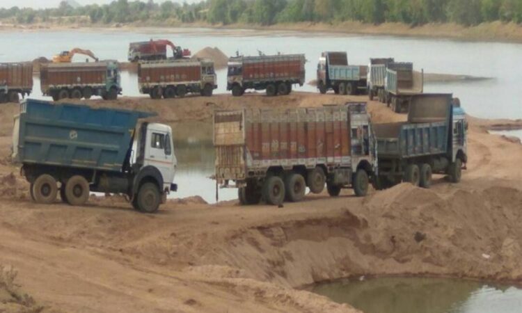 Authorities seize seven tippers for illegal soil transport from government land in Hyderabad's Jagadgirigutta area.
