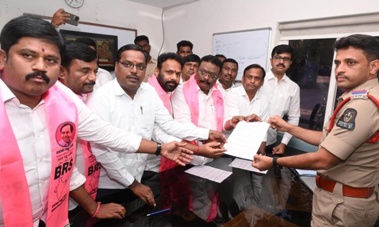 BRS complaints against Bandi Sanjay