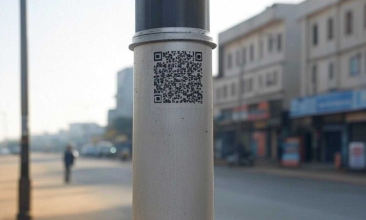 geo-tag streetlight poles