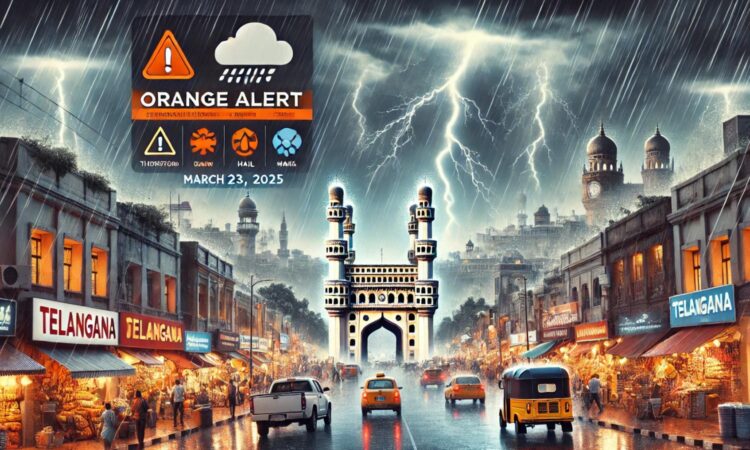 Hailstorm Forecast for Telangana: IMD Issues Orange Alert