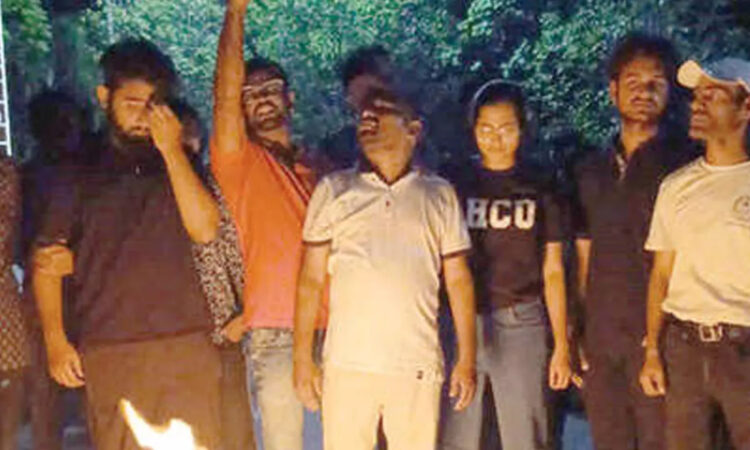 HCU student protests