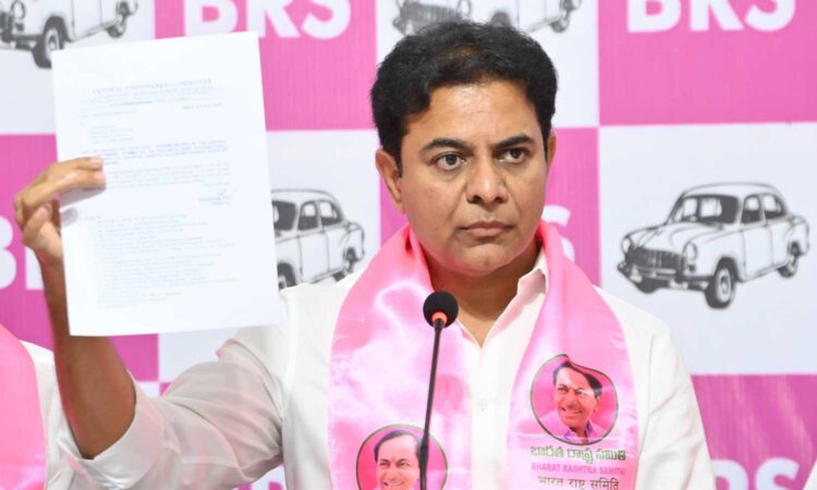 KTR letter to Modi