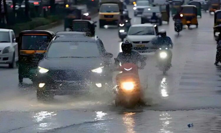 heavy rain