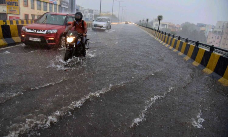 heavy rain