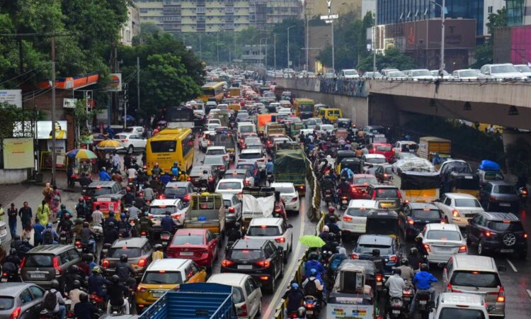 Hyderabad Traffic Jam