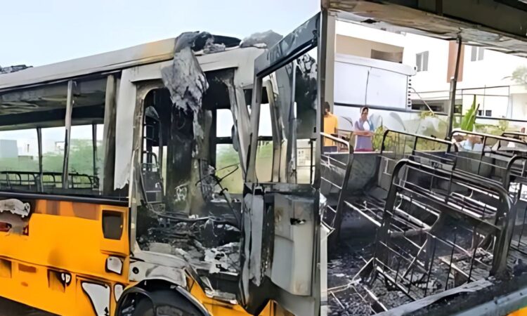 School Bus Fire