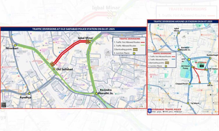 traffic diversions