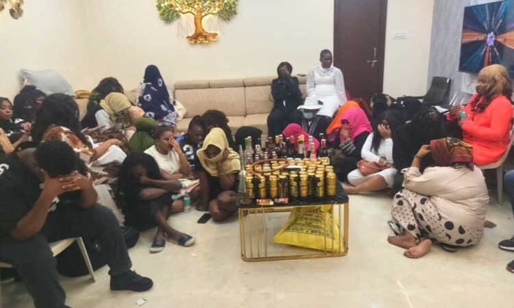 51 foreign nationals booked in illegal party