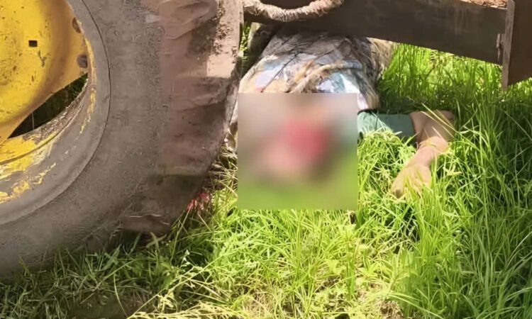 70-year-old woman tractor death