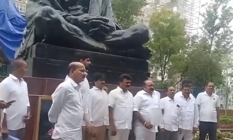 BRS MLAs Protest