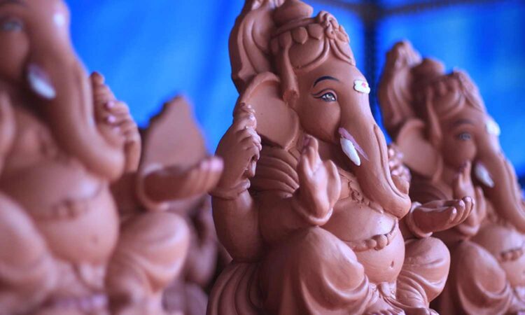 eco-friendly Ganesh idols