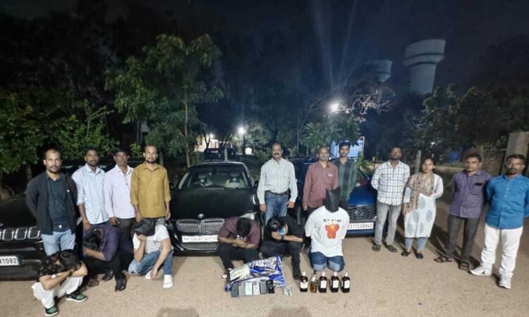 Hyderabad drug party raid