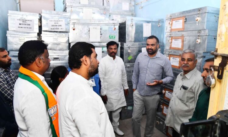 Jubilee Hills bypoll EVM inspection