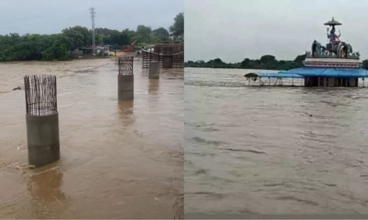 Kagna river floods