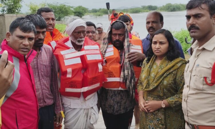 Kamareddy flood rescue