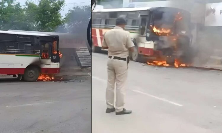Mehdipatnam RTC Bus Fire