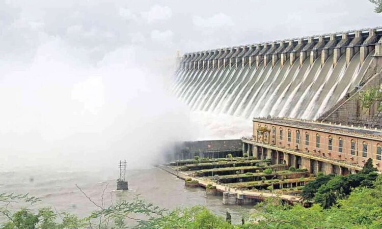 Nagarjuna Sagar dam gates