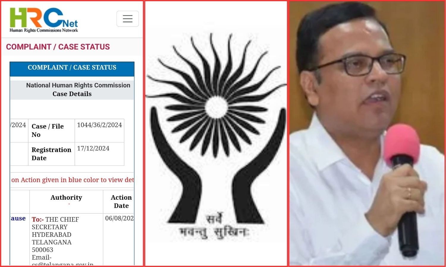 NHRC notice Telangana