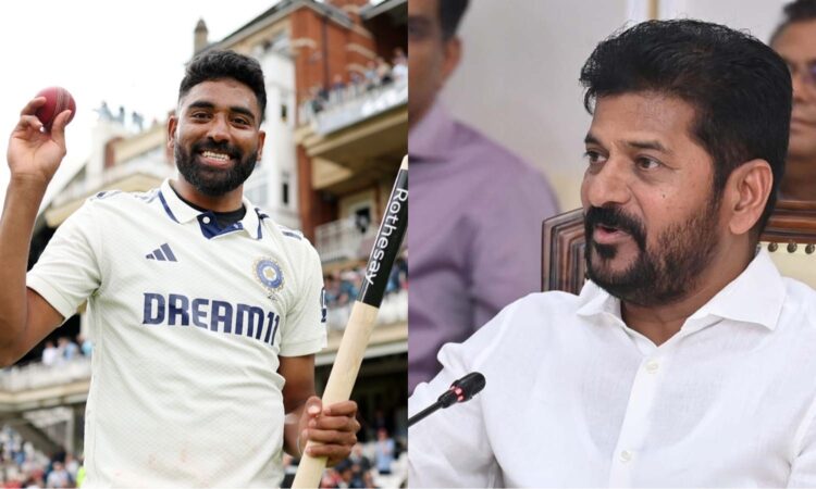 Revanth Reddy congratulates Siraj
