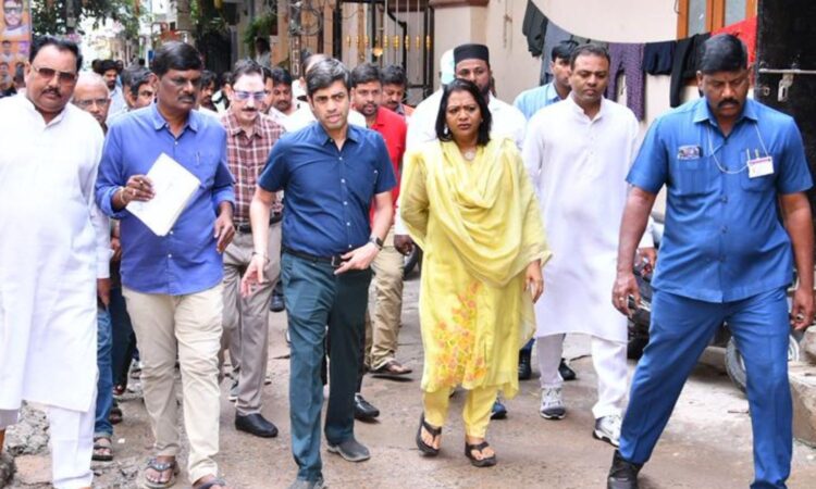 sanitation drive in Hyderabad bastis