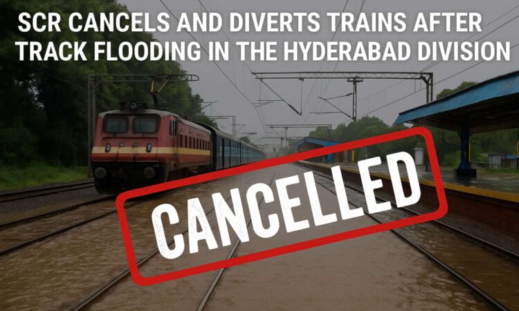 SCR Cancels Trains Hyderabad Division floods