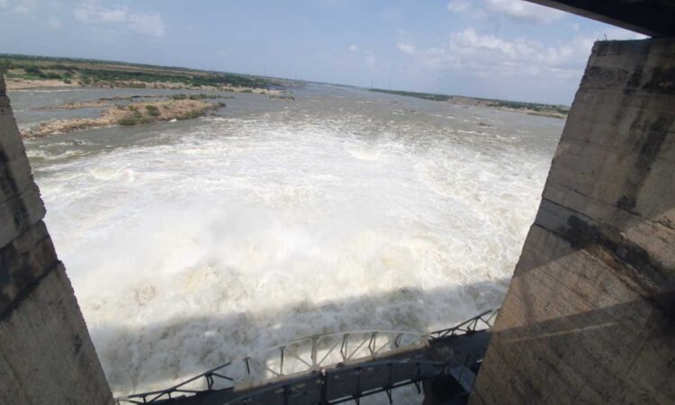 Jurala Nagarjuna Sagar flood