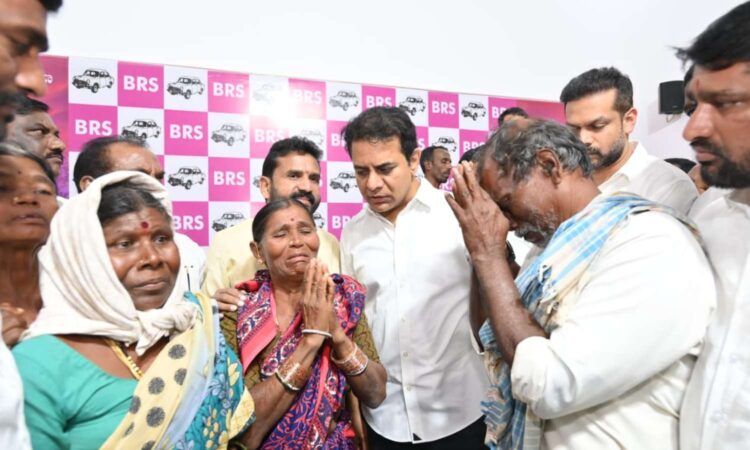 KTR supports Vikarabad farmers