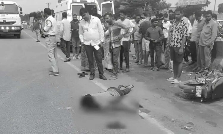 Shamshabad fatal road accident