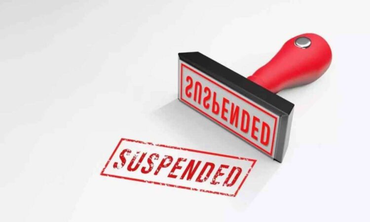 teacher suspended drunk school