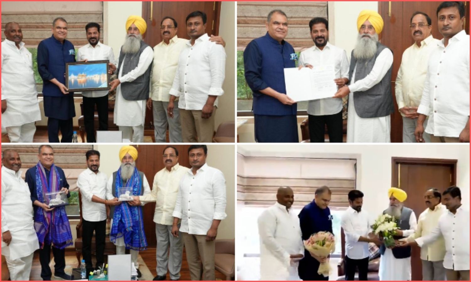 Punjab ministers invite Telangana CM Revanth Reddy