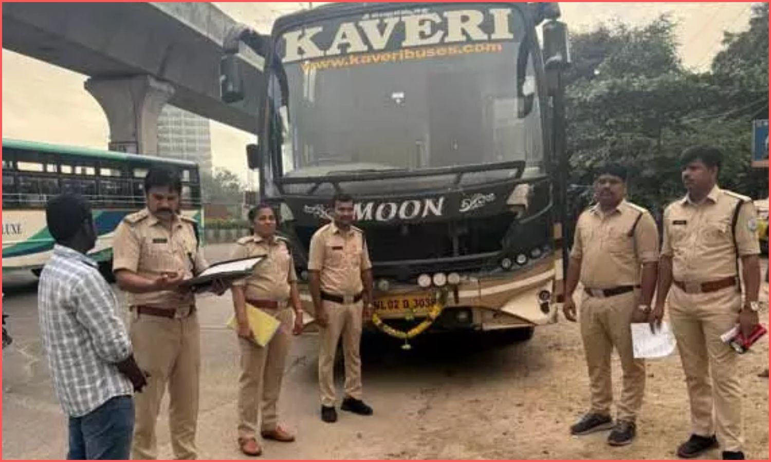 RTA seizes Kaveri Travels bus